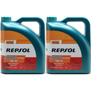 Repsol Gasmotorenöl AUTO GAS 5W30 2x 5 = 10 Liter