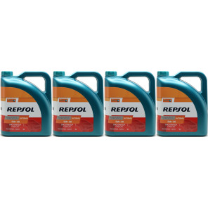 Repsol Gasmotorenöl AUTO GAS 5W30 4x 5 = 20 Liter