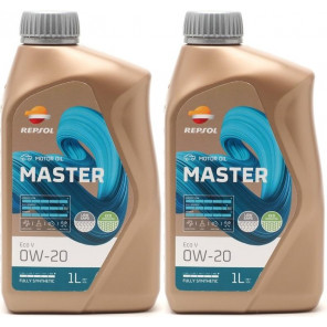 Repsol Motoröl MASTER ECO V 0W-20 1 Liter 2x 1l = 2 Liter