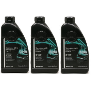 Original Mercedes Benz AMG High Performance MB 229.5 0W-40 Motoröl 3x 1l=3 Liter
