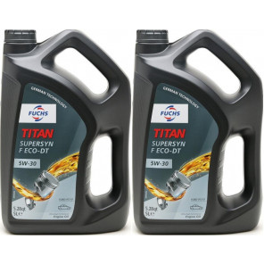 FUCHS TITAN Supersyn F Eco-DT SAE 5W-30 Motoröl 2x 5 = 10 Liter