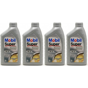 Mobil Super 3000 Formula VC 0W-20 Motoröl 4x 1l = 4 Liter