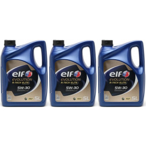 Elf Evolution R-Tech RN17 5W-30 Motoröl 3x 5 = 15 Liter