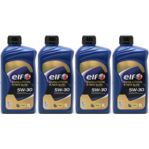 Elf Evolution R-Tech RN17 5W-30 Motoröl 4x 1l = 4 Liter