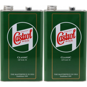 Castrol Classic GP SAE 50 Oldtimer Einbereichs Motoröl 2x 5 = 10 Liter