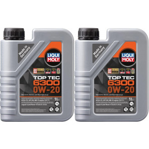 Liqui Moly 21210 Top Tec 6300 0W-20 2x 1l = 2 Liter