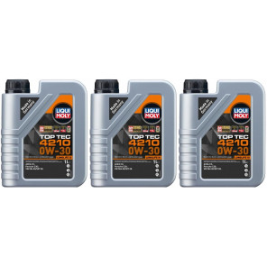 Liqui Moly 21604 Top Tec 4210 0W-30 3x 1l = 3 Liter