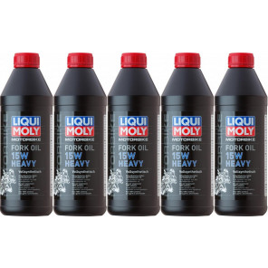 Liqui Moly 2717 Motorbike Fork Oil 15W heavy Gabelöl 5x 1l = 5 Liter