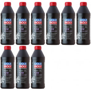 Liqui Moly 2719 Motorbike Fork Oil 7,5W medium/light Gabelöl 9x 1l = 9 Liter