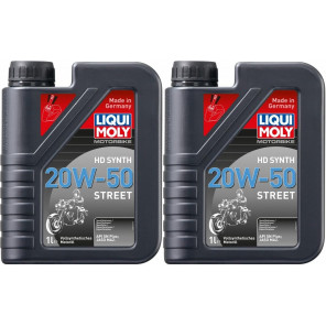 Liqui Moly 3816 Motorbike HD Synth 20W-50 Street 2x 1l = 2 Liter