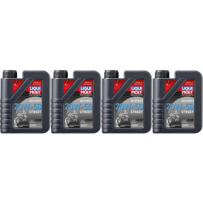 Liqui Moly 3816 Motorbike HD Synth 20W-50 Street 4x 1l = 4 Liter