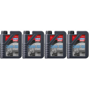 Liqui Moly 3816 Motorbike HD Synth 20W-50 Street 4x 1l = 4 Liter