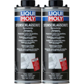 Liqui Moly 6110 Steinschlagschutz schwarz 2x 1l = 2 Liter