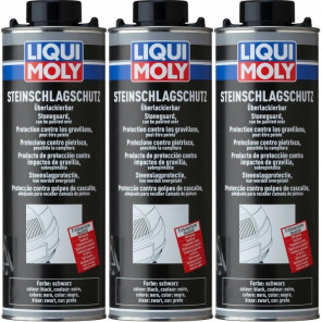 Liqui Moly 6110 Steinschlagschutz schwarz 3x 1l = 3 Liter