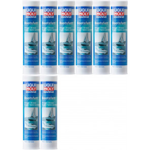 Liqui Moly 25043 Marine Bootsfett Fett Kartusche 8x 400 Gramm