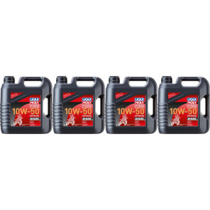 Liqui Moly 3052 Motorbike 4T Synth 10W-50 Offroad Race 4x 4l = 16 Liter