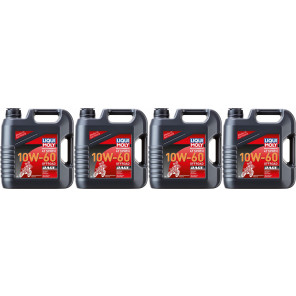 Liqui Moly 3054 Motorbike 4T Synth 10W-60 Offroad Race 4x 4l = 16 Liter