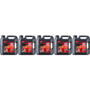 Liqui Moly 3054 Motorbike 4T Synth 10W-60 Offroad Race 5x 4l = 20 Liter