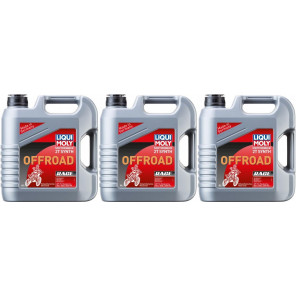 Liqui Moly 3064 Motorbike 2T Synth Offroad Race 3x 4l = 12 Liter