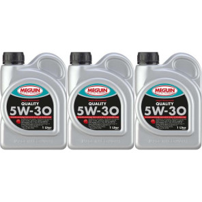 Meguin megol 6566 Motoröl Quality SAE 5W-30 3x 1l = 3 Liter