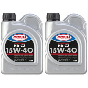 Meguin megol 4729 Motoröl HD-C3 SAE 15W-40 2x 1l = 2 Liter