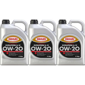 Meguin Megol 33058 Evolution LL Longlife IV 0W-20 3x 5 = 15 Liter