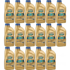 Ravenol RCS Racing Competition Synto SAE 5W-40 Motoröl 17x 1l = 17 Liter