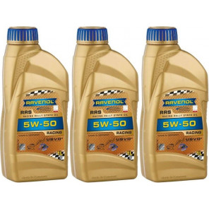 Ravenol RRS RACING RALLYE SYNTO SAE 5W50 Motoröl 3x 1l = 3 Liter