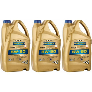 Ravenol RRS RACING RALLYE SYNTO SAE 5W50 Motoröl 3x 5 = 15 Liter