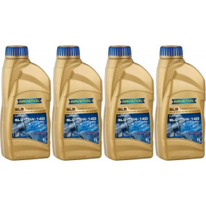 RAVENOL Getriebeoel SLS SAE 75W-140 GL 5 LS 1 Liter 4x 1l = 4 Liter