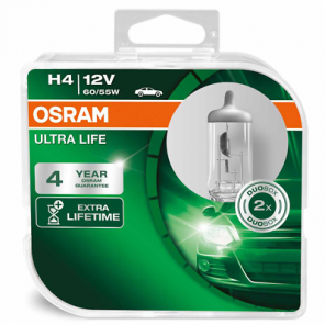 Osram H4 12V 60/55W P43t ULTRA LIFE 2st.