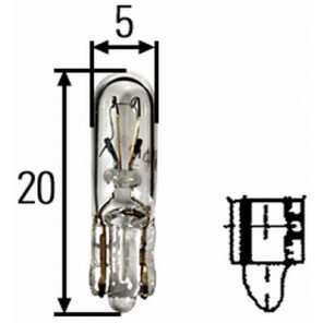 HELLA Glühlampe, Instrumentenbeleuchtung