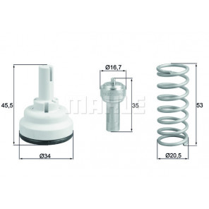 MAHLE Thermostat, Kühlmittel