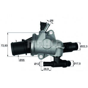MAHLE Thermostat, Kühlmittel