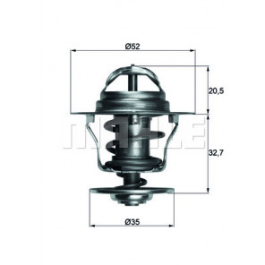 MAHLE Thermostat, Kühlmittel