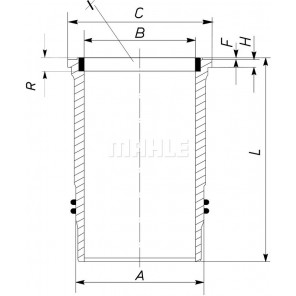 MAHLE Zylinderlaufbuchse