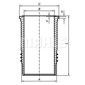 MAHLE Zylinderlaufbuchse